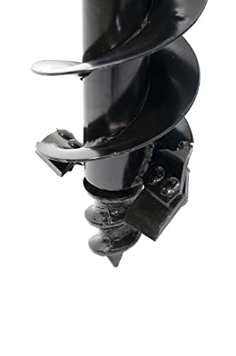 Tool Tuff Model 400 3-Point Tractor Post Hole Digger with 6" and 9" Standard Duty Auger for Compact/Sub-Compact/Cat 0 Tractors