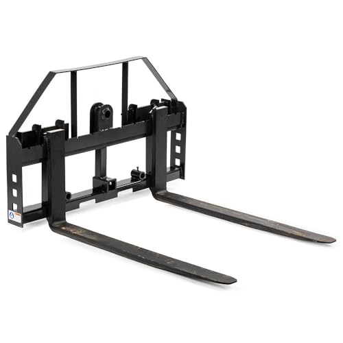 Titan Attachments Standard Series Skid Steer Pallet Fork Frame, 36 in - style: 36" Forks