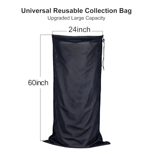 Wood Chipper Bag Collection for Craftsman Electric Shredder Mulcher, Universal 24x60 Leaf Mulcher Collection Bag Fits Most Brand (1-PACK 20 * 60) - size: 1-PACK 20*60