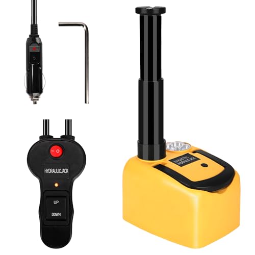 ROGTZ Electric Car Jack Kit 5T Portable Lightweight Hydraulic Auto Car Lift - color: Yellow Jack Only