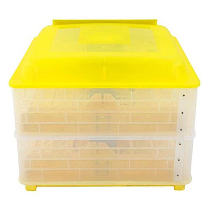 Digital Brooder Incubator Poultry Habitat Supplies Fully Automatic 96-Egg Chicken Duck Egg Incubator Thermostat for Hatching Poultry Goose Quail Bird (96 Egg)