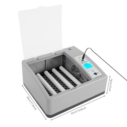 Egg Incubator 16 Eggs, Fully Automatic Digital Household Egg Incubator, Automatic Egg Turning, Temperature Control, 110V/12V Poultry Hatching Machine, for Chicken Duck Bird Eggs - size: 16 Eggs