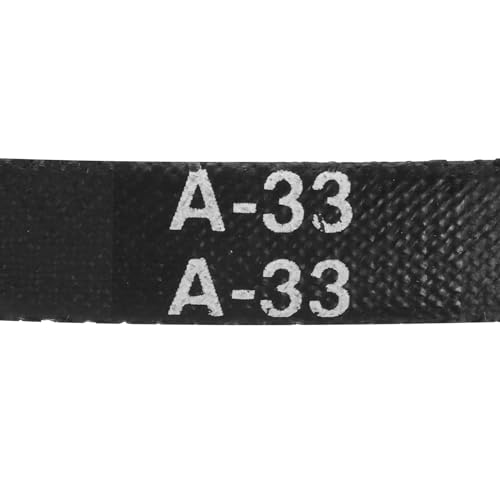 uxcell 4pcs A33 or 4L350 Classic Wrapped Rubber V-Belt, 33"(841mm) Inside Circumference, A Profile V Belt - size: A33