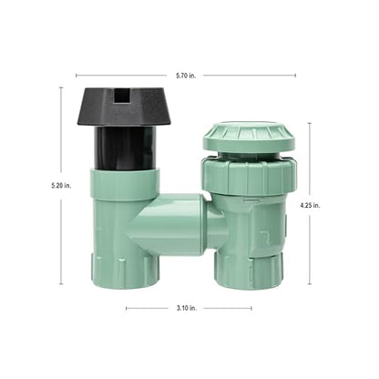Orbit 51023P 1" FPT Anti-Siphon Manual Sprinkler Valve - size: 1 Inch, style: Plastic