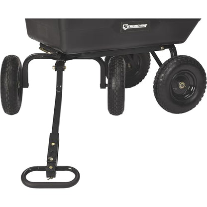 Strongway Poly Garden Wagon, 1,200-Lb. Capacity, 44in.L x 26in.W