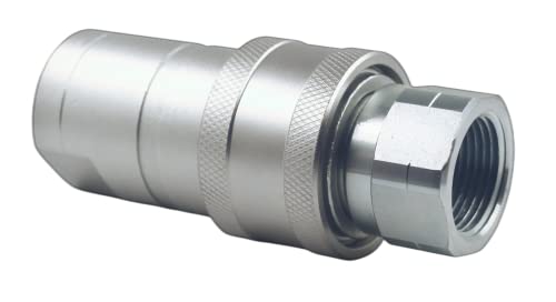 LSQ-PK-08 1'' Agricultural Hydraulic Quick Connect Pioneer Style Coupler Set, Hydraulic Quick Disconnect Coupling ISO 5675, 1'' NPT Thread, 4010-6P/4050-6P - size: Ag Poppet 1''NPT
