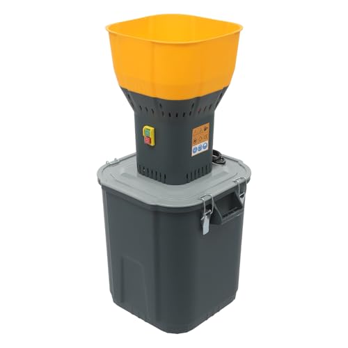 Electric Corn Grinder Mill 110V 1300W 19000RPM Automatic Agricultural Feed Grain Mill, 881lbs/H Dust-free Dry Cereals Wheat Grinder Flour Mill with 5 Sieves, 11.89Gal Detachable Bucket - size: 1300W, 5 Sieves, w/ 45L(11.89Gal)Bucket