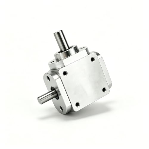 90 Degree Right Angle Gearbox 1:1 Bevel Gear Drive - size: 8mm Right Single Output Shafts