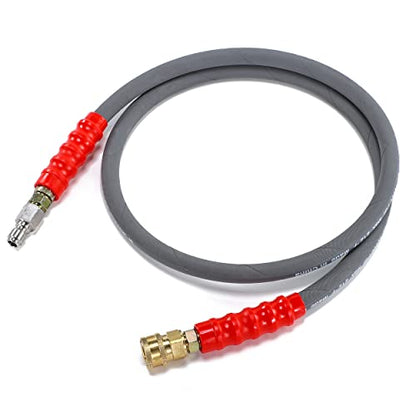 M MINGLE Pressure Washer Jumper Hose, 5 FT Whip Hose for Power Washer - size: 5 FT