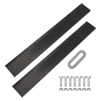 48" Universal Poly Snow Plow Cutting Edge, 1/2" Heavy-Duty Scraper Bar - size: 48 Inch