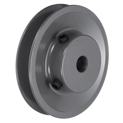 uxcell AK35-1/2V-Belt Sheave 1/2"Bore 3.55"OD Single Groove Web Sheave