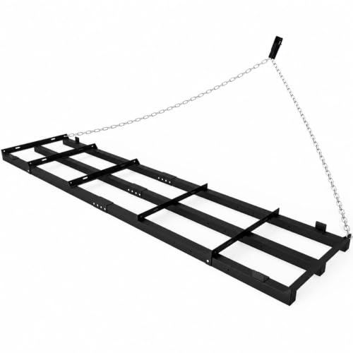 6 FT Drag Harrow Driveway Grader with 5 FT Chain - size: 6 FT