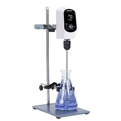 Electric Overhead Stirrer Mixer Lab LCD 2000RPM Timing 20L 10000mPas - size: 20LD