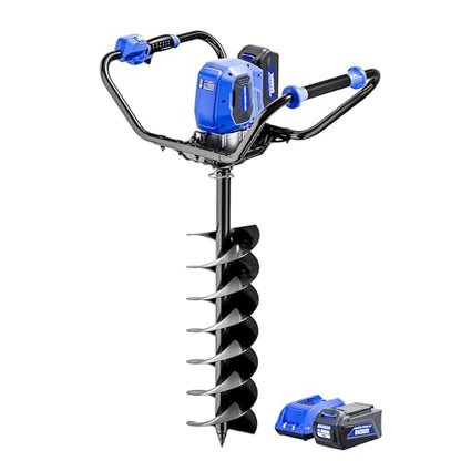 Wild Badger Power 40V Cordless Electric Earth Auger Post Hole Digger Kit