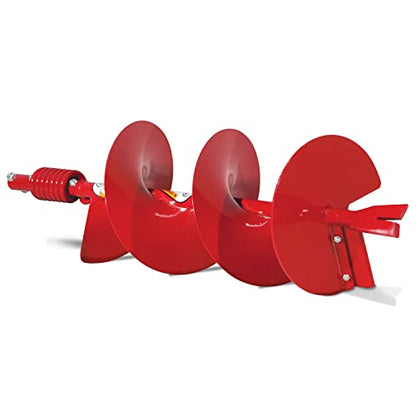 Earthquake EA10F 10-Inch Diameter 36-Inch Long Earth Auger with Fishtail Point and Flex Coil Shock Spring - size: 10-Inch Diameter