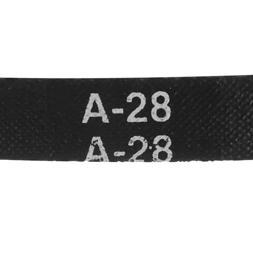 uxcell 4pcs A28 or 4L300 Classic Wrapped Rubber V-Belt, 28"(710mm) Inside Circumference, A Profile V Belt - size: A28
