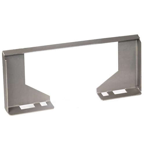 Titan Attachments 5/16in Universal Quick Tach Cut Out Mount Plate, Thick Plate Attachment, Fits Kubota and Bobcat Skid Steers and Tractors - style: 5/16 Inch Cut Out