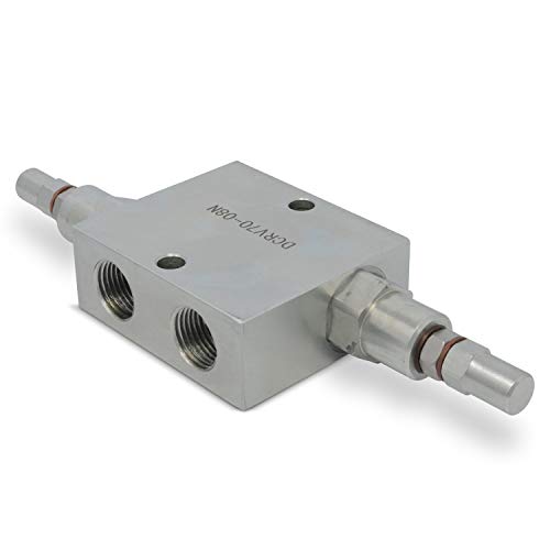 Dual Crossover Hydraulic Relief Cushion Valve, 1/2” NPT Ports, 19 GPM