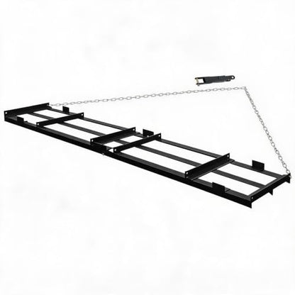 PioneerWorks 8FT Drag Harrow – Tow-Behind Leveler for ATV/UTV/Tractor - size: 96*20