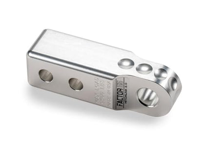 Factor 55 00020-05 Hitchlink 2.0 Rated at 9500 lb Ultimate Failure at 51,000 lb Convert Your Vehicles Hitch Receiver into a Recovery Point. Ideal for 4x4 Off Road Adventures – Silver - color: Silver