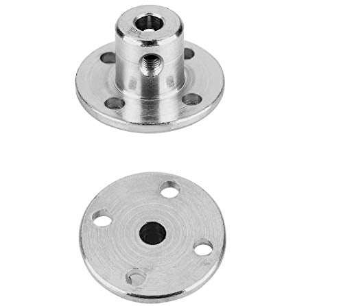 4Pcs 4mm Flange Coupling Connector, Rigid Guide Model Coupler Accessory, Shaft Axis Fittings for DIY RC Model Motors - size: 4mm
