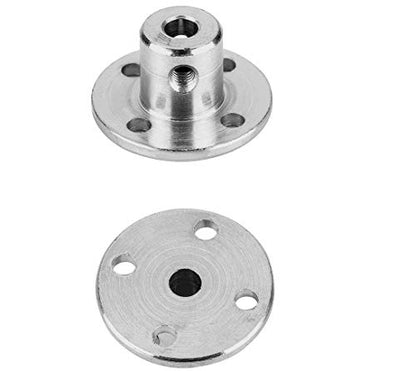 4Pcs 4mm Flange Coupling Connector, Rigid Guide Model Coupler Accessory, Shaft Axis Fittings for DIY RC Model Motors - size: 4mm