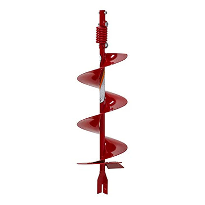 Earthquake EA10F 10-Inch Diameter 36-Inch Long Earth Auger with Fishtail Point and Flex Coil Shock Spring - size: 10-Inch Diameter