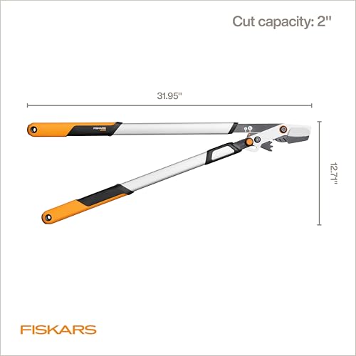 Fiskars 32" DualAction 2-in-1 Loppers, 2" Cut Capacity, Dual Cutting Modes - style: 32" 2-in-1 Bypass