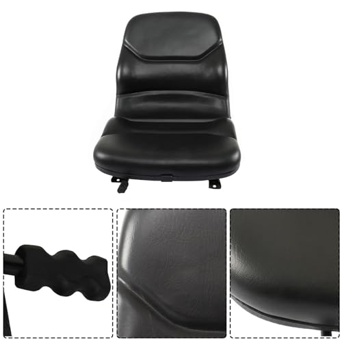 waltyotur Black Seat Replacement for Case Backhoe Loader 580C 580D 580E 580L 580M Skid Steer Loader