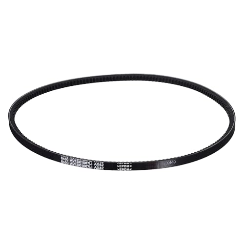 uxcell 4L440 Rubber V-Belt, 44" Outside Circumference x 0.5" Width x 0.31" Thick Raw Edge Cogged Industrial Rubber V Belt, Updated and Instead of Normal 4L for Lawn Garden Machinery - size: 4LX440