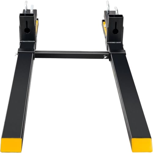 Clamp on Pallet Forks 4000 lbs with 60" Adjustable Bucket Forks