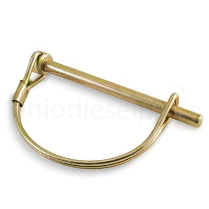 Round Shaft Locking Pin for PTO Trailer Hitch Safety Retainer Coupling 1/4" Diameter x 3" Length (Pack of 3)