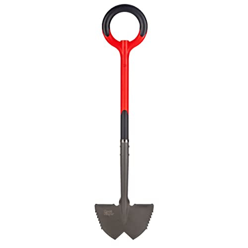 Root Slayer 22611 Serrated Garden Edger, Red - color: Red, size: Large