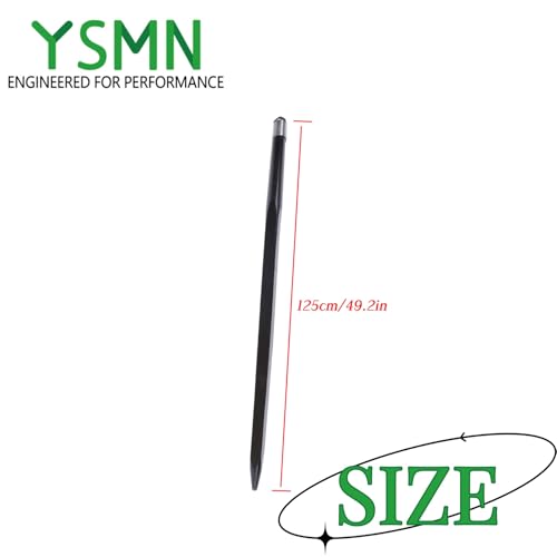 2 Pcs 49in Heavy Duty Hay Spear Bale Spear, 4500lbs Capacity