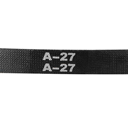uxcell A27 Drive V-Belts 27" Lp, 13mm W, 8mm THK, JIS Standard 2pcs - size: 27"