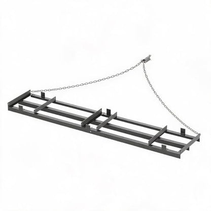 6FT Drag Harrow Driveway Grader with Chain - size: Gray | 96*20 inches