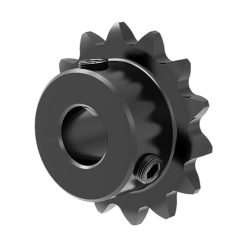 14 Tooth Roller Chain Sprocket, 25 Chain, 6mm Bore - size: 14T/6mm Bore