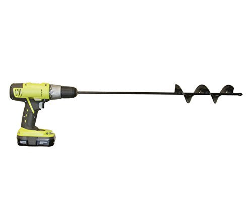 Willard & May Flower Bulb HEX Shaft Drill Planter, Non-Slip – 2.75 by 24 inch - Bulb & Bedding Plant Auger