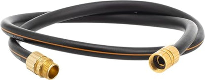 Giraffe Tools Garden Hose 5/8", 4ft Short Garden Hose | Custom Length, No Kink, Flexible, Leakproof Water Hose, 600 Burst PSI - size: 4FT Male Female