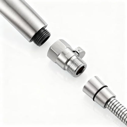 Shower Valve Water Flow Restrictor G1/2 IPS Brushed Nickel - color: Brushed Nickel