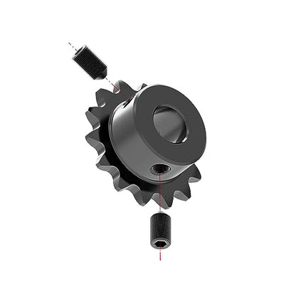 15 Tooth Roller Chain Sprocket, 25 Chain, 6mm Bore - size: 15T/6mm Bore