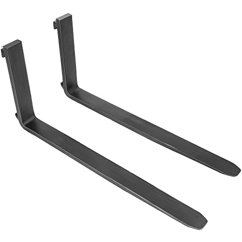 YINTATECH 4000lbs Skid Steer Pallet Fork Blades 48" Forklift Blades for Tractors Loaders Skid Steer Attachment