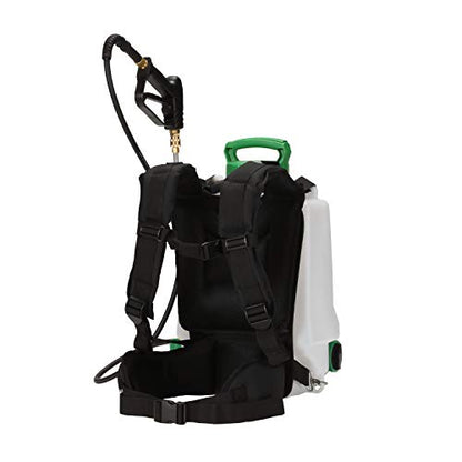 FlowZone Cyclone 2.5 Battery Powered Backpack Sprayer - Variable-Pressure 5-Position Electric Lawn & Garden Sprayer - 4 Gallon