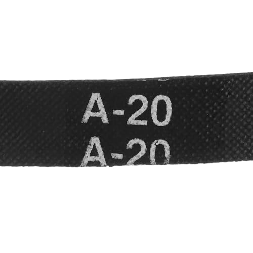 uxcell 4pcs A20 or 4L220 Classic Wrapped Rubber V-Belt, 20"(508mm) Inside Circumference, A Profile V Belt - size: A20