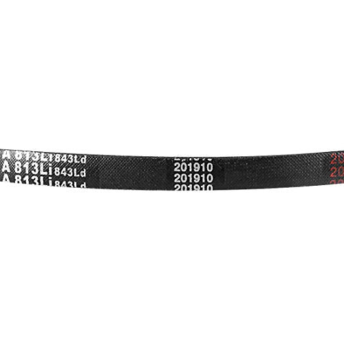 uxcell A813 V-Belts 813mm Inner Girth 13mm Top Width 8mm Thickness A-Section Rubber Drive Transmission Belt 2pcs - size: 32"