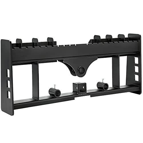YITAMOTOR 45" Skid Steer Pallet Forks Frame Attachment, 3000 lbs Capacity - size: 45" Frame