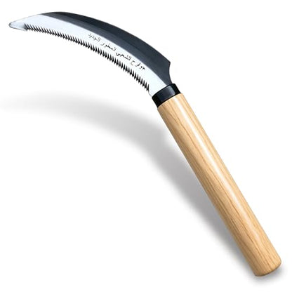 Grass Sickle Hoe Gardening Handheld Tool Weeding Tools for Garden (Beige) - color: Beige