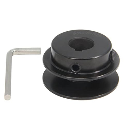AK20-5/8 Bore Single Groove Web Sheave 2" OD 5/8" Bore V Belt Sheave Cast Iron - size: 5/8"Bore-2"OD