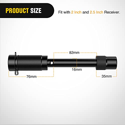 Nilight Trailer Hitch Lock Pin 5/8" Locking Receiver Hitch Pin Keyed - color: Hitch Lock Pin