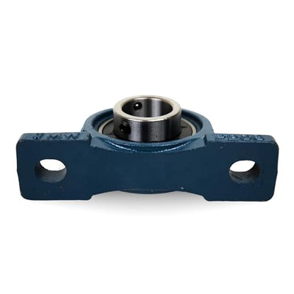 Jeremywell UCP201-8 Pillow Block Bearing (4 Pack), 1/2 inch Bore, 2 Bolt Flange Mounted, Solid Cast Iron Base, Self-Alignment - size: UCP201-8